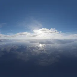 Aerial Landscape Cloudy Day