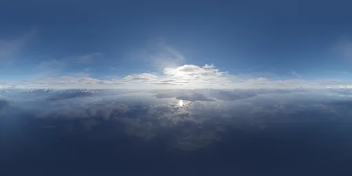 Aerial Landscape Cloudy Day