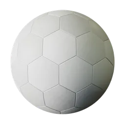 Bathroom hexagon tiles