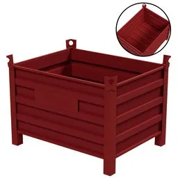 Metal Storage Bin
