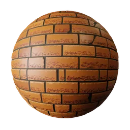 Stylized Orange Brick