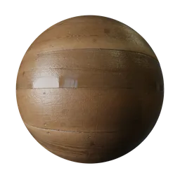 Old wet wooden floor