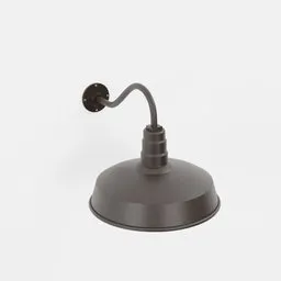 Realistic industrial-style 3D model of a versatile outdoor light fixture for rendering in Blender.