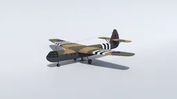 Low Poly Airspeed AS 51 Horsa