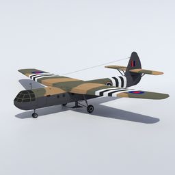 Low Poly Airspeed AS 51 Horsa
