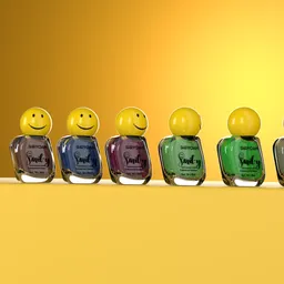 Nail enamel creative animation shot