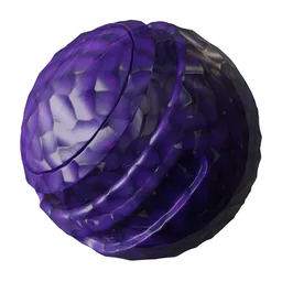 Crystal purple glass