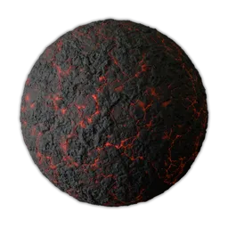 Molten Lava Rock Ground