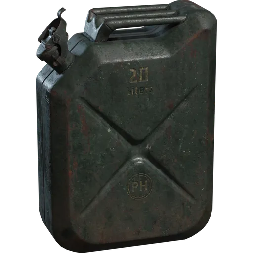 Metal Jerrycan Green
