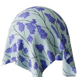 Lavender Patterned Cloth Fabric