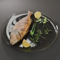 Luxury Food Dining Plate
