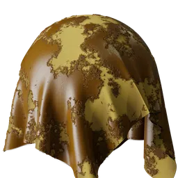 Versatile procedural leather PBR material with adjustable age, cracks, and color for realistic texturing in Blender 3D.