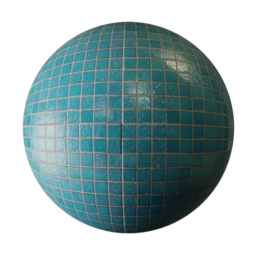Ocean Blue Mosaic Tiles