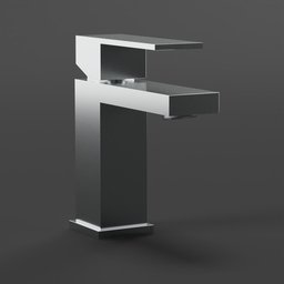 LowPoly Square Faucet