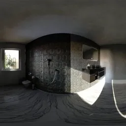 Modern Dark Bathroom
