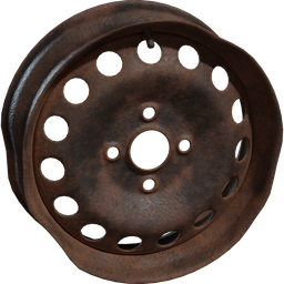 Rusted Wheel Rim 02