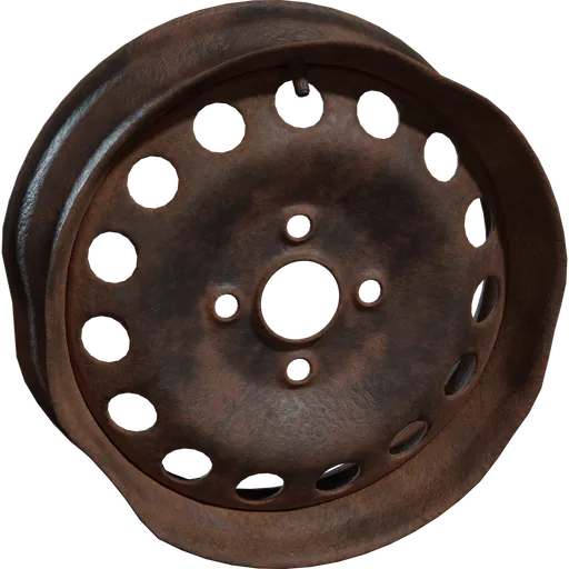 Rusted Wheel Rim 02