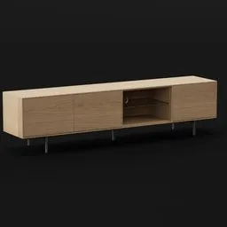 Oak TV Sideboard