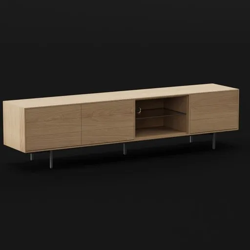 Oak TV Sideboard