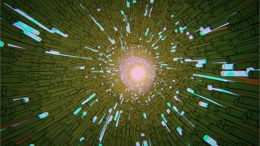 Cel-Shaded Fiber Optic Tunnel Hyperspace