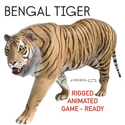 Realistic Bengal Tiger