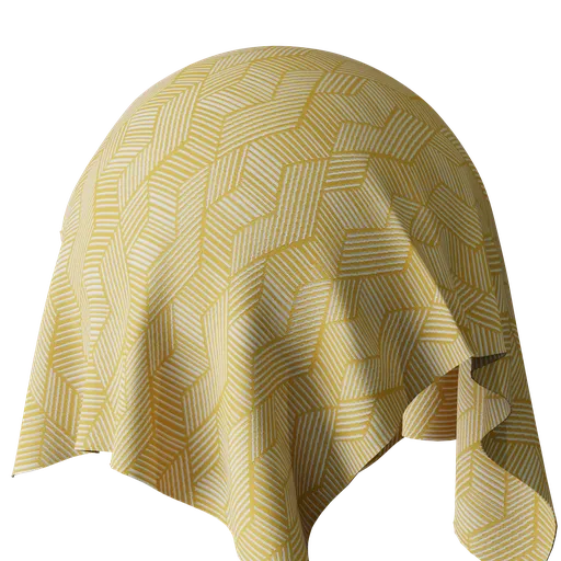 Geometric Gold Jacquard