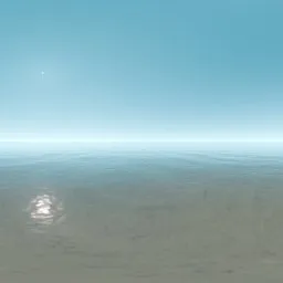Pure Ocean Blue Horizon