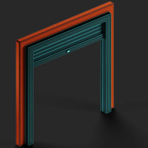 Stylized Sci-Fi Roller Door