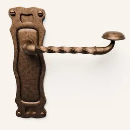 Antique door handle