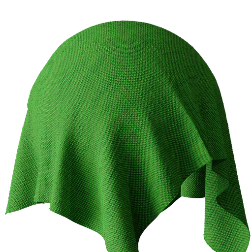 Green Woven Fabric