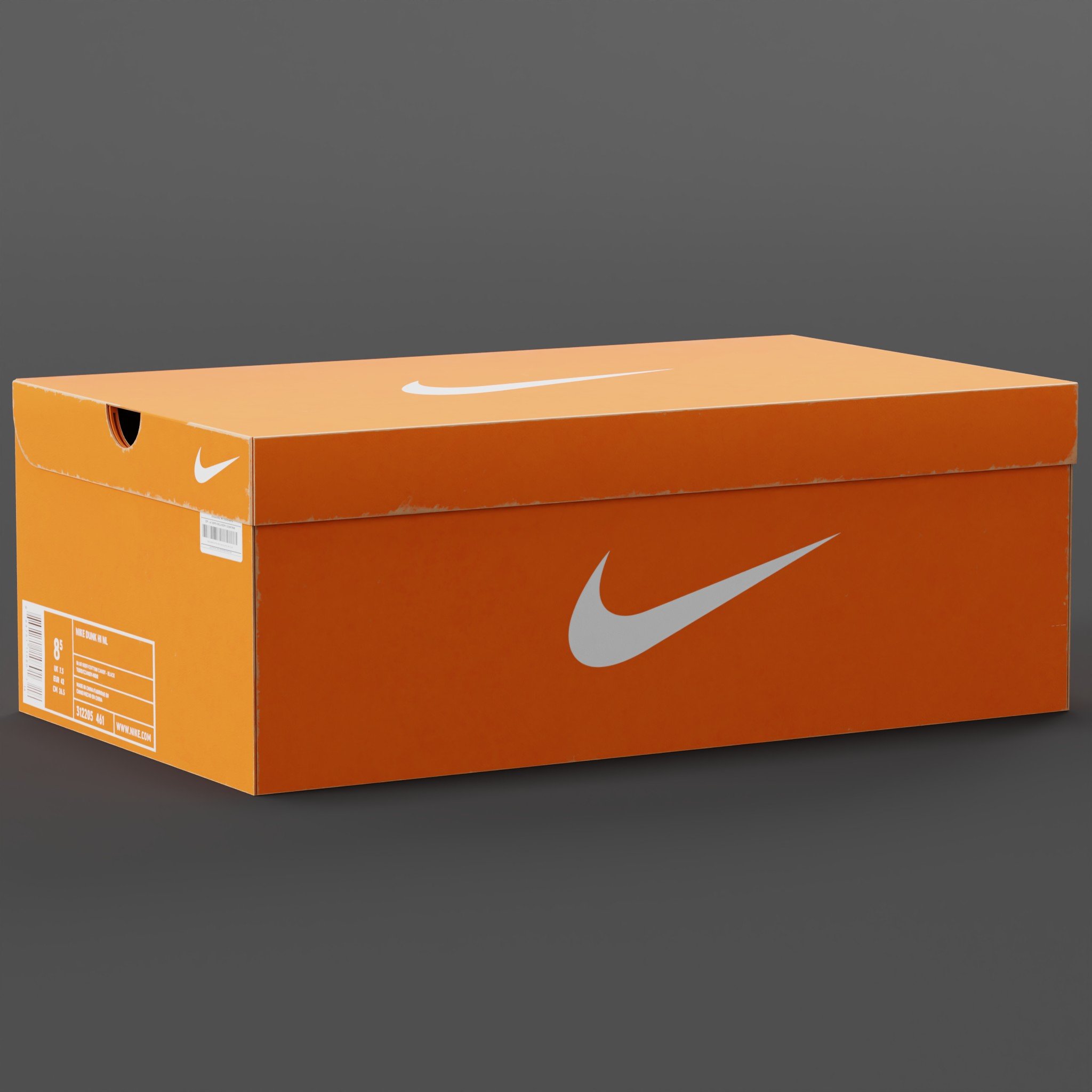 Nike Shoe Box v2 | Footwear models | BlenderKit