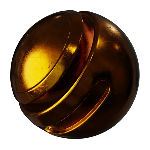 Scratched Bronze Metal