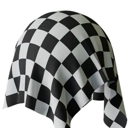 Checkered Flag Fabric