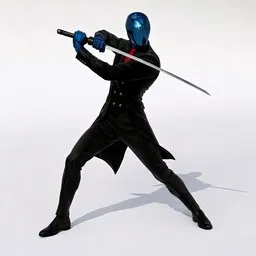 Robot In Black