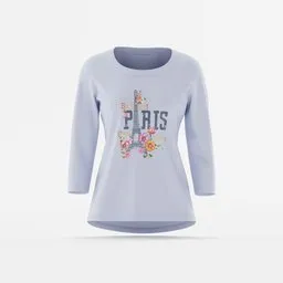 Women Stretch Cotton Tee