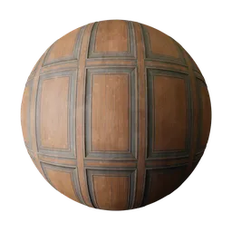 Old wooden wall panels