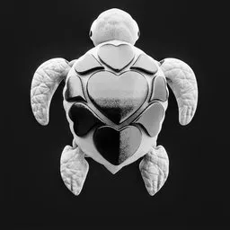 Articulated Heart Shell Turtle