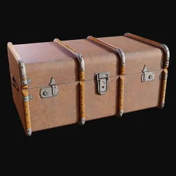 Short Steamer Trunk Plain