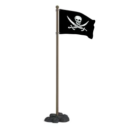 Animated Pirates Flag
