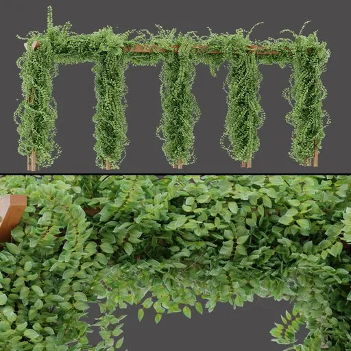 Wooden Garden Vine Panels