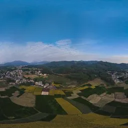 Blue Sky Sunset HDRI