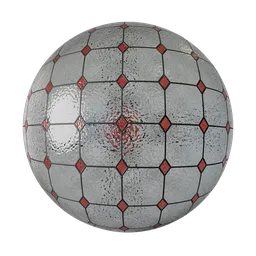 Diamond Accent Stained Glass