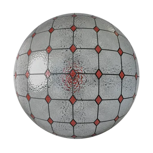 Diamond Accent Stained Glass