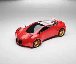 Ferrari F8 Toy car Rigged