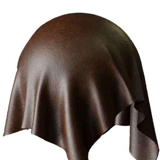 Brown Textured Leather