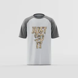 Raglan "Just Do It" Baseball Tee