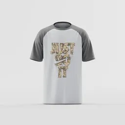 Raglan "Just Do It" Baseball Tee