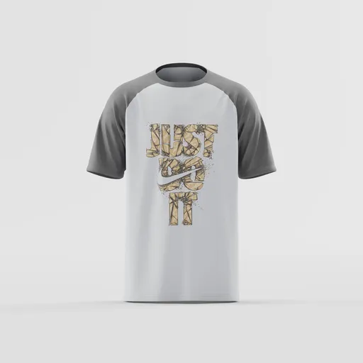 Raglan "Just Do It" Baseball Tee
