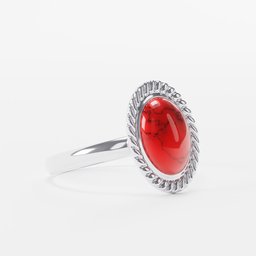 Fancy ruby ring