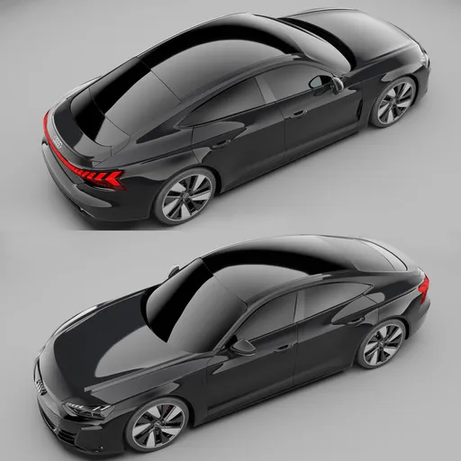 Audi E Tron(Rigged)
